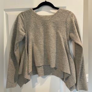 Club Monaco grey cropped sweater